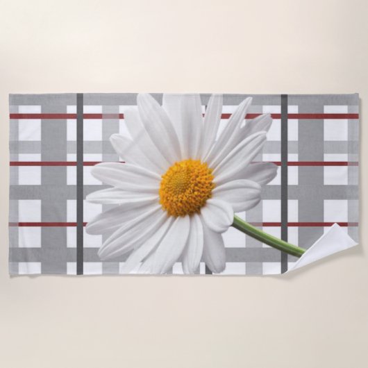 Badetücher weiß Daisy Strandtuch (Vorderseite)