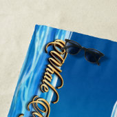 BadetuchPrinz & Prinzessin von Walen "Blasen" Strandtuch (Beispiel)