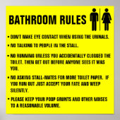 Badevorschriften Bei der Benutzung des Bades keine Poster (Vorne)