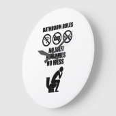 Badevorschriften Große Wanduhr (Winkel)