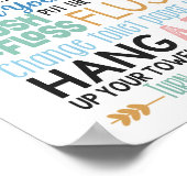 Badevorschriften Kinderwand Poster (Ecke)