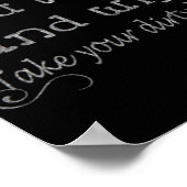 Badevorschriften Poster (Ecke)