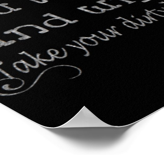 Badevorschriften Poster (Ecke)