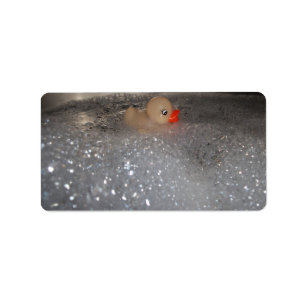Badewanne Adressaufkleber