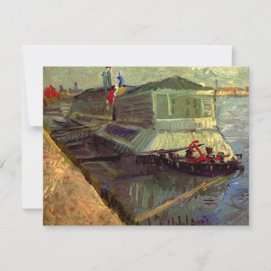 Badewanne auf Seine Asniere von Vincent van Gogh (Vorderseite)