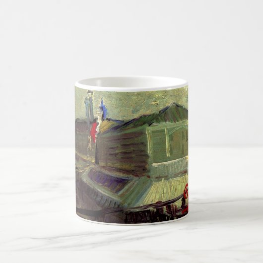 Badewanne auf Seine Asniere von Vincent van Gogh Kaffeetasse (Mittel)