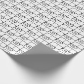 Badewanne Geschenkpapier (Ecke)