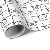 Badewanne Geschenkpapier (Rolleneckpunkt)