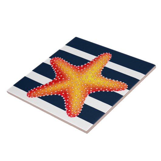 Badewanne Keramik Tile - Gelber Stachel Fliese (Seite)