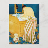 Badewanne, Mary Cassatt Postkarte (Vorderseite)