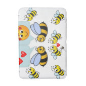Badewanne mit Hummeln Badematte (Vorderseite Vertikal)