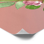 Badewanne mit Rose Poster (Ecke)