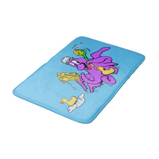 Badewanne Oktopus individuell anpassbare Badematte (Schrägansicht)