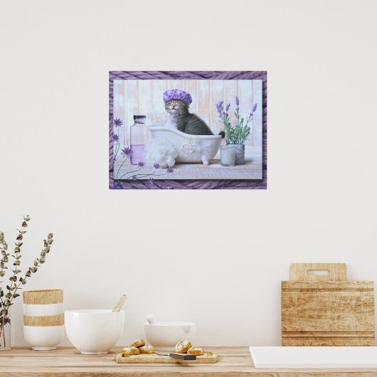 Badewanne Poster (Küche)