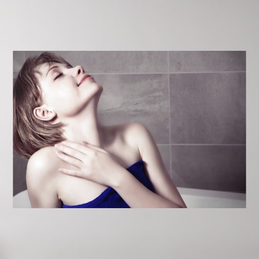 Badewanne Poster (Vorne)