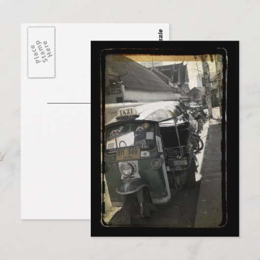 Badewanne Postkarte (Vorne/Hinten)