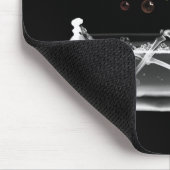 Badewanne-Röntgenstrahl-Skelett - Mousepad (Ecke)