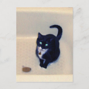 Badewanne Spielzeit Postkarte