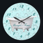 Badewanne u. Blasen-Uhr fertigen besonders an u. Große Wanduhr<br><div class="desc">Diese Uhr konnte ein nützliches und humorvolles Einzelteil in Ihrem Badezimmer oder als Geschenk für einen Freund sein-- besonders jene "soakin Leute". hahaha Änderung die Wörter--wählen Sie Quadrat, oder rund {2 Größen} und auch Sie können den Schriftart, die Größe, die Farbe und die Art ändern, wenn sie gewünscht werden. Gehen...</div>