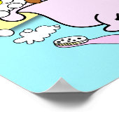 Badewanne Welpe Schnuller Poster 14 (Ecke)