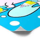 Badewanne Welpenposter 12 Poster (Ecke)