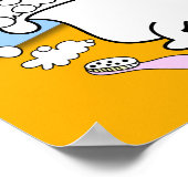 Badewanne Welpenposter 16 Poster (Ecke)