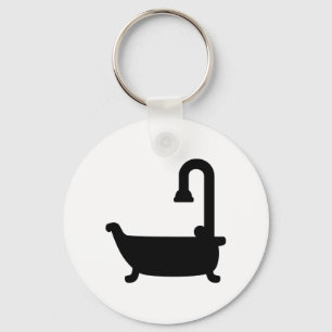 Badewannedusche Schlüsselanhänger