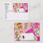 Badewannemeerjungfrau, Name, Adresse 1, fügen… Visitenkarte (Vorne/Hinten)