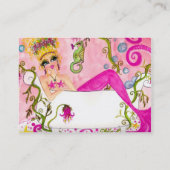 Badewannemeerjungfrau, Name, Adresse 1, fügen… Visitenkarte (Rückseite)