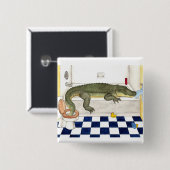 Badewannen-Alligator Button (Vorne & Hinten)