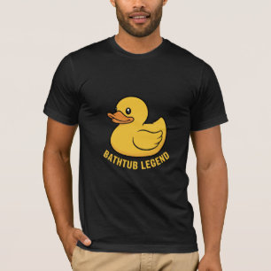 Badewannen-Legende – Minimalistische Gummiente Str T-Shirt