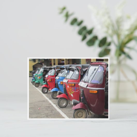 Badewannen Postkarte (Stehend Vorderseite)