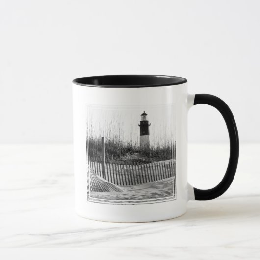 Badezäune und Leuchtturm Tasse (Rechts)
