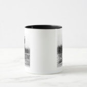 Badezäune und Leuchtturm Tasse (Zentrum)