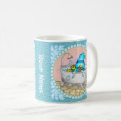 Badezeit-Gnom Kaffeetasse (VorderseiteRechts)