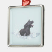 Badezeit Silbernes Ornament (Links)