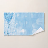 BADEZIMMER AQAU BLUE SPARKLE BUBBLE BADEZIMMER BADHANDTUCH SET (Handtuch)