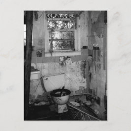 Badezimmer Break Postkarte