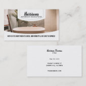 Badezimmer-Erneuerungs-Slogan-Visitenkarten Visitenkarte (Vorne/Hinten)