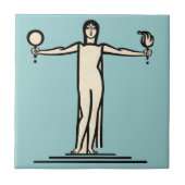 Badezimmer-Fliesen-Vintager französischer Fliese (Vorderseite)