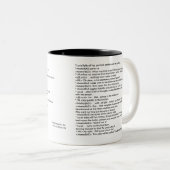 Badezimmer-Flyer-Tasse Zweifarbige Tasse (VorderseiteRechts)