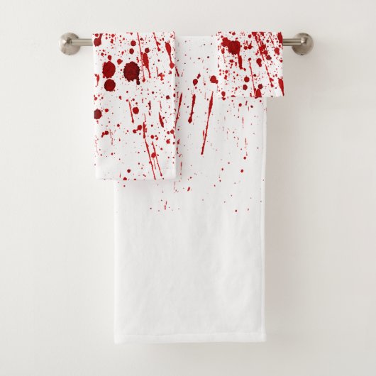 Badezimmer Handtuch Set Blutspritzer Vampir Gothic (Insitu)