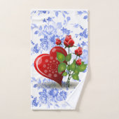 Badezimmer Handtuch Sets Floral (Handtuch)