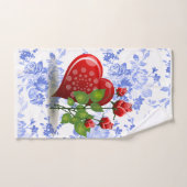 Badezimmer Handtuch Sets Floral (Handtuch)