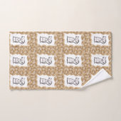 Badezimmer Handtuch Sets Katze (Handtuch)