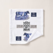 Badezimmer Handtuch Sets Kühe (Waschlappen)