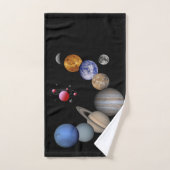 Badezimmer Handtuch Sets Planeten (Handtuch)