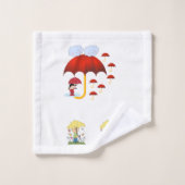 Badezimmer Handtuch Sets Regen (Waschlappen)