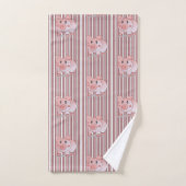 Badezimmer Handtuch Sets Schweine (Handtuch)