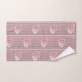 Badezimmer Handtuch Sets Schweine (Handtuch)